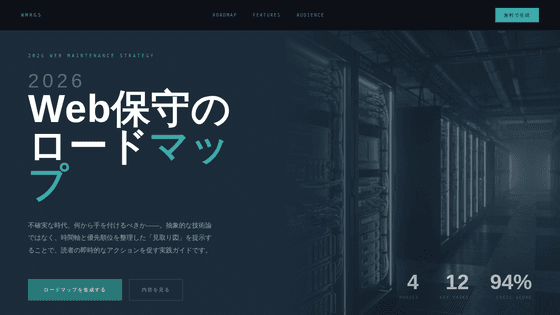 Web保守ロードマップ